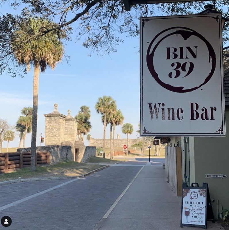 Bin 39: Wine Bar  Saint Augustine FL