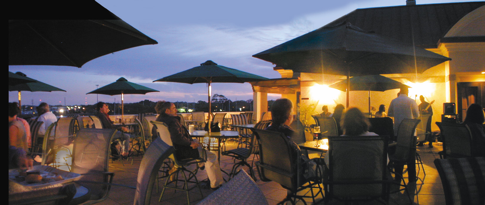 The Cellar Upstairs Wine, Jazz & Blues Bar • The Restaurant Times St. Augustine, Florida